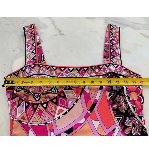 EMILIO PUCCI PINK MULTI DRESS MODEL 41R150 SIZE IT 44 / US 10 NWOTS! - Picture 9 of 17